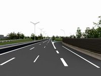 highway navigation  3D road