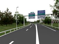 highway navigation  3D road