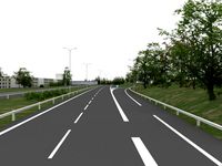 highway navigation  3D road