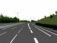 highway navigation  3D road