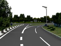highway navigation  3D road
