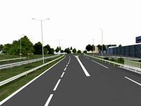 highway navigation  3D road
