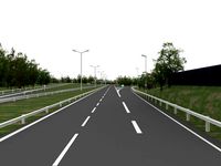 highway navigation  3D road