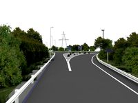 highway navigation  3D road