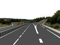 highway navigation  3D road