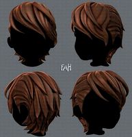 3D Hair style for boy V19