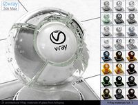 Architectural Vray materials for 3ds Max - Glass
