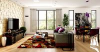 Living Room and Dinner Room