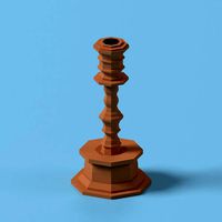 Low poly Candlestick 04