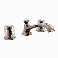 Kallista - Script Sink Faucet Low Spout Saint-Louis Crystal