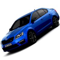 Skoda Octavia RS 2014 detailed interior