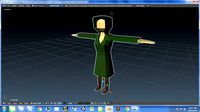 Low poly fantasy characters with weapons