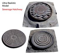 Sewerage hatchway Scan model