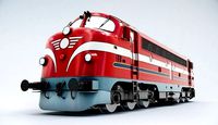 NoHAB M61 Locomotive Train Engine