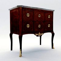 Transition commode - France - late 18th century