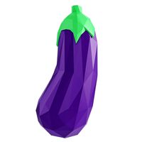 Eggplant Low Poly