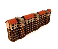 Asian Architecture Residential building 03 LOD 3D model