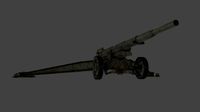 M1918 155mm GPF French Artillery