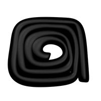 3D Black Licorice Wheels
