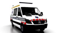 Mercedes Benz Sprinter L2H2 2009 France Ambulance