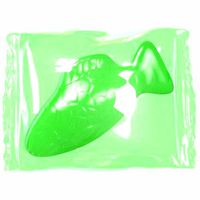 Wrapped Green Fish 3D model