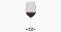 Glass Riedel Superleggero Bordeaux Grand Cru With Wine