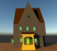 Aunt Josephine house from a Series of unfortunate events