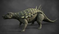 Acantholipan Gonzalezi Dinosaur - Nodosaurus family