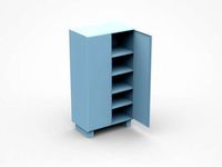Blue Storage Cabinet For Industrial Tools And Parts