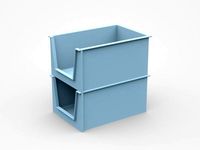 Double Industrial Crate