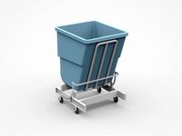 Industrial Forkliftable Self Dumping Tilt Cart Hopper