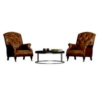 Restoration Hardware  Diplomat Leather Club Chair  Nicholas Oa