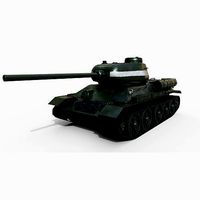T34-85 Russian Tank WW2