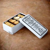Food Cookies Metal Box Opened