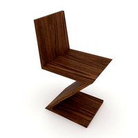 Gerrit Ritveld zig zag chair