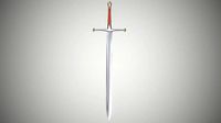 Ned Stark Ice Lowpoly 3D model with PBR