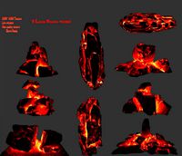 lava rocks