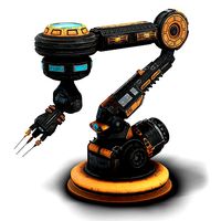 Robotic Arm 03 low poly