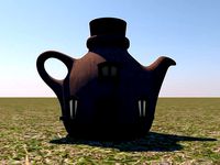 Fantasy teapot house