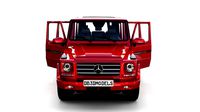 Mercedes Benz G Class with interior Red