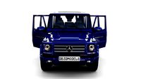 Mercedes Benz G Class with interior Blue