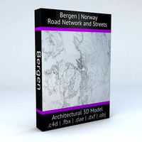 Bergen Area Road Network and Streets