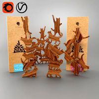 COMMA Cat Pile Plus wooden puzzle