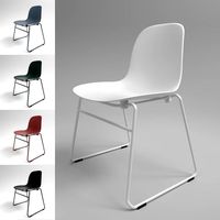 Normann Form Stacking Chair Blender Cycles
