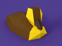 Low Poly Duckling