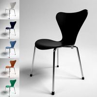 Fritz Hansen Series 7 Chair Blender Cycles