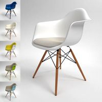 Vitra Eames Plastic Armchair DAW Blender Cycles