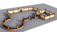 Modular fences building set