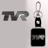 TVR car logo keychain 3d model