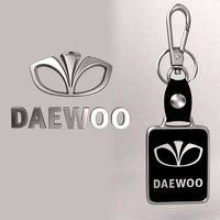 Daewoo car logo keychain 3d model